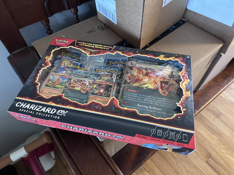 Looks like it was run over by a truck. But product was in good condition