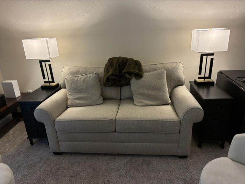 Lamps on new end tables