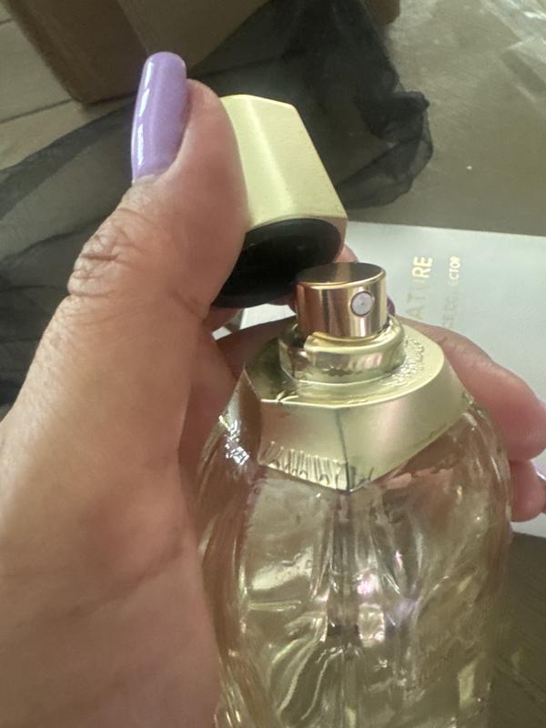 Awful, broken package and half perfume gone