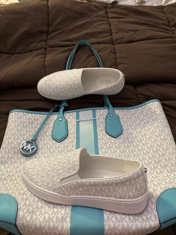 Michael Kors Women's Keaton Slip-On Signature Logo Sneakers Michael Kors Women's Keaton Slip-On Signature Logo Sneakers