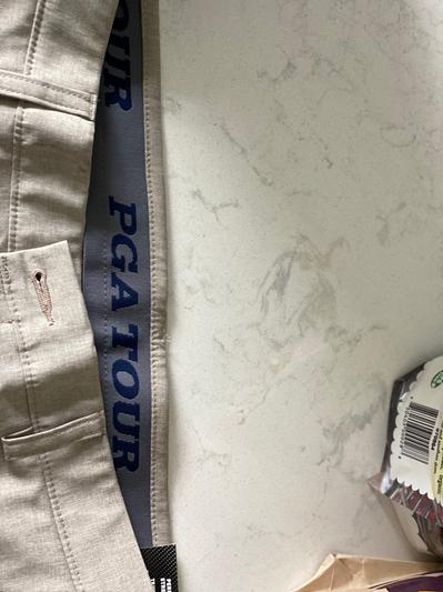 Elastic band inside the waist