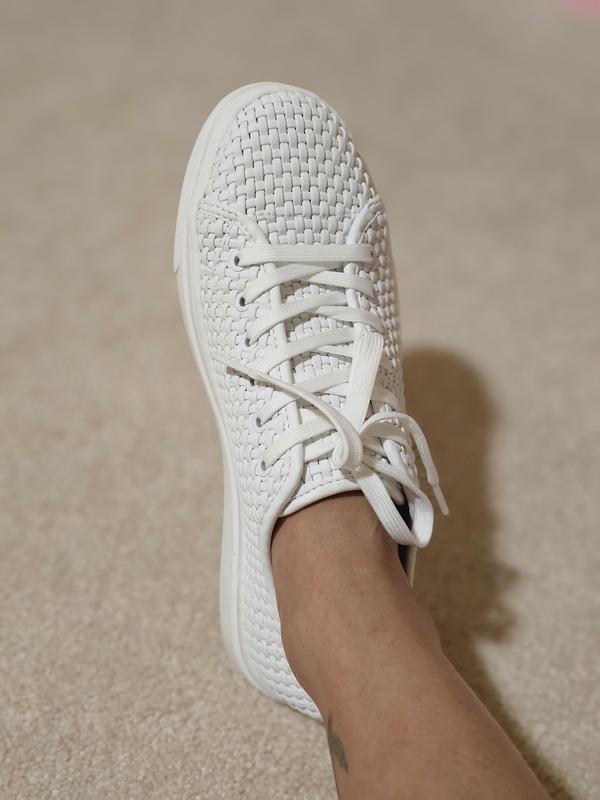 On 34th Women's Lusille Woven Lace-Up Sneakers, Created for