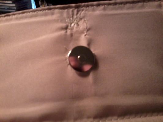 Refastened Magnetic Snap Front View