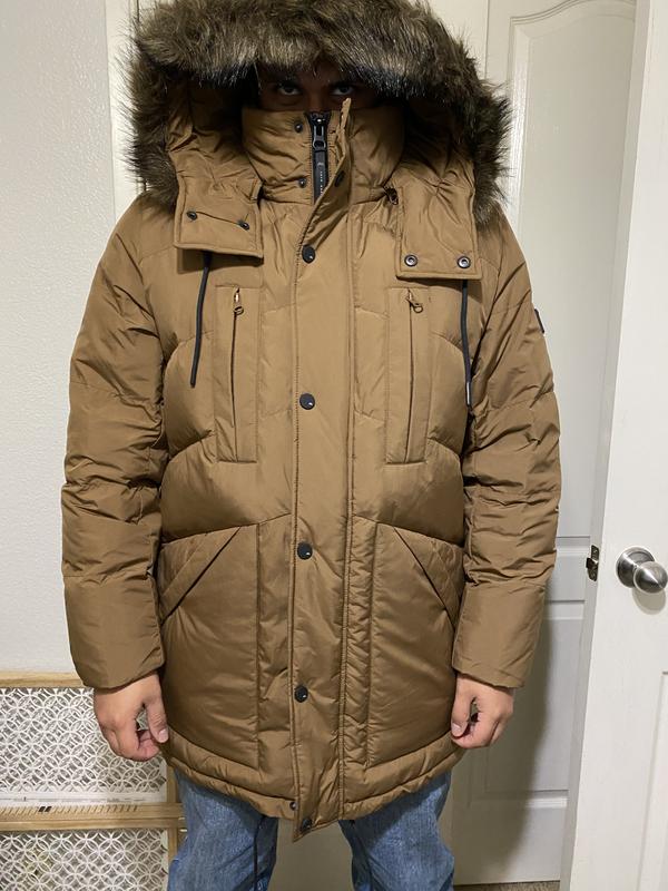 Marc New York Men s Tremont Down Parka with Faux Fur Trimmed Removable Hood Macy s