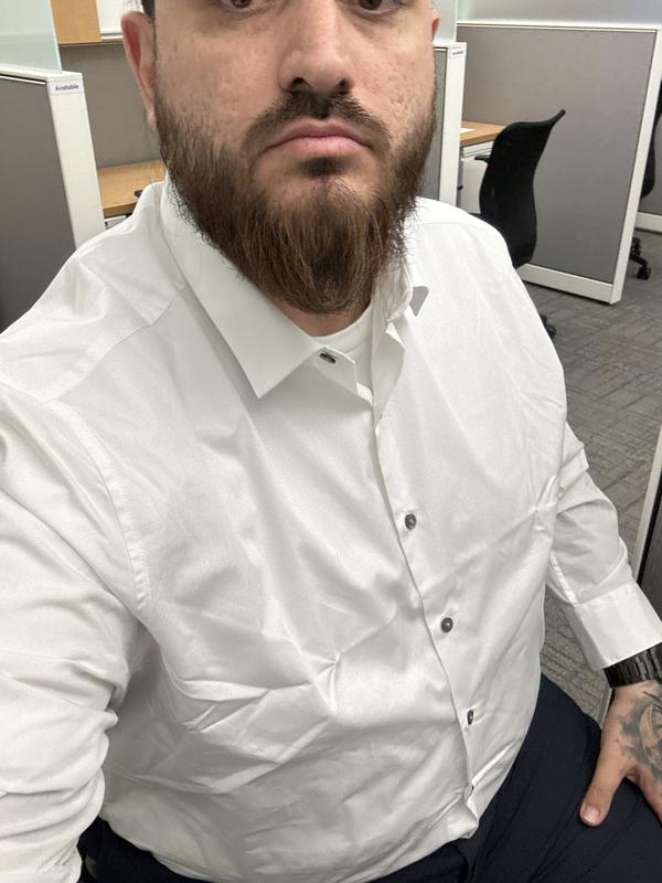 Men's Slim-Fit Solid Dress Shirt, Created for Macy's