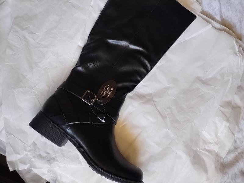 STYLE &  COMPANY Margoo riding boots in blk