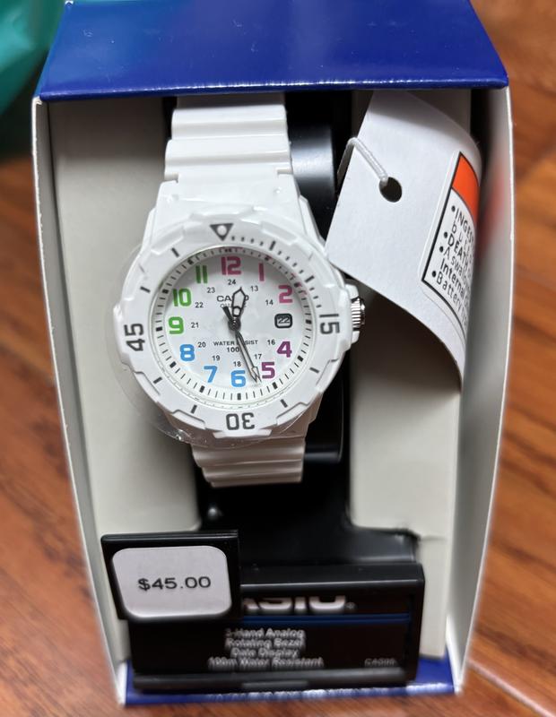 Women's White Resin Strap Watch 34mm