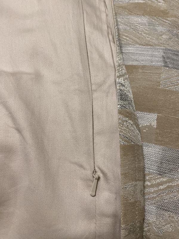 Standard duvet zipper