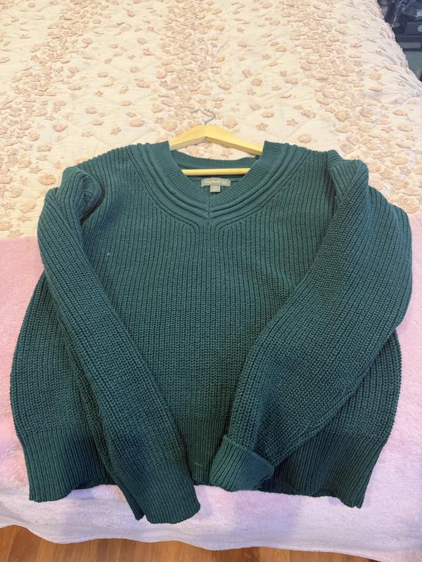 Full sweater detail showing length