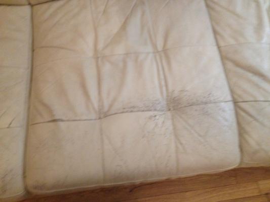 cracking leather and sagging seat cushions