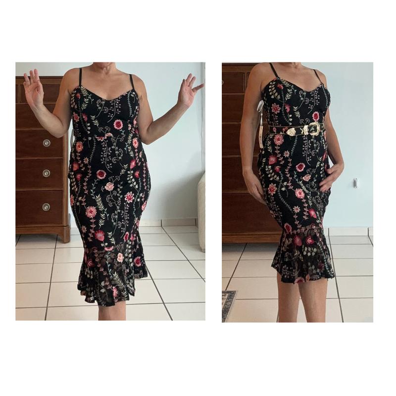 I tried a belt I had, which happened to be exactly the same pattern and I love the look! Looks more casual with the belt.