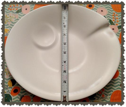 Pasta Passion - Showing Width of Plate 10"