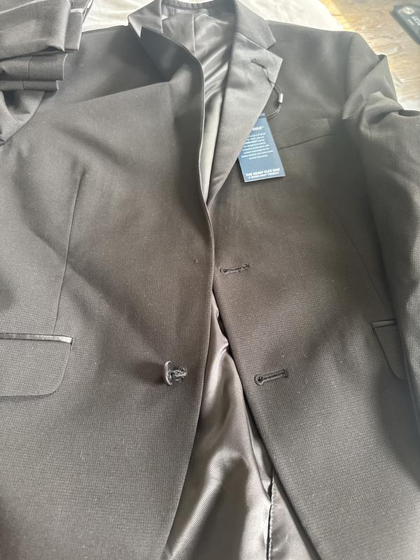 Jacket showing missing button