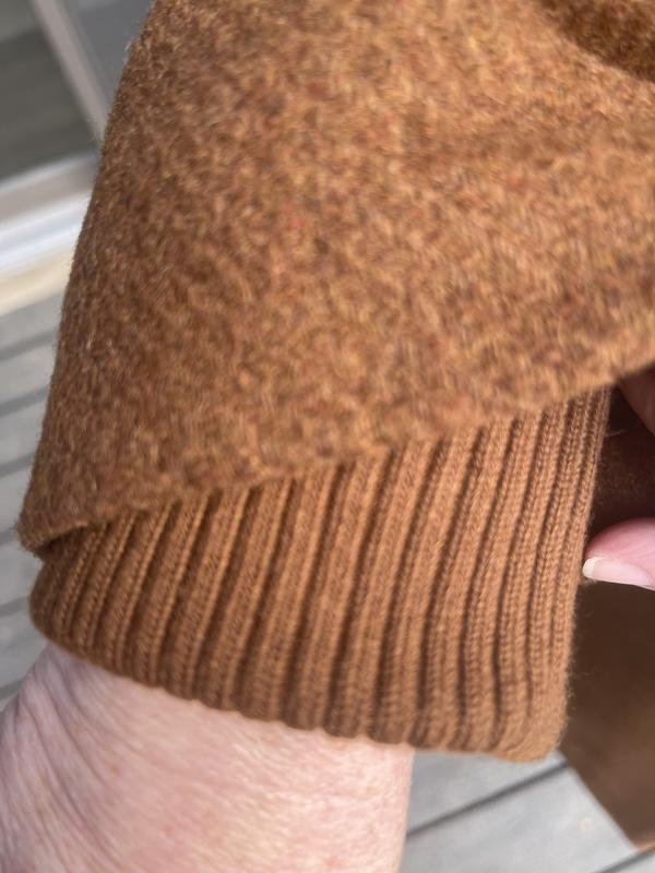 Inside lining with elastic cuffs and texture of material - Calvin Klein Coat