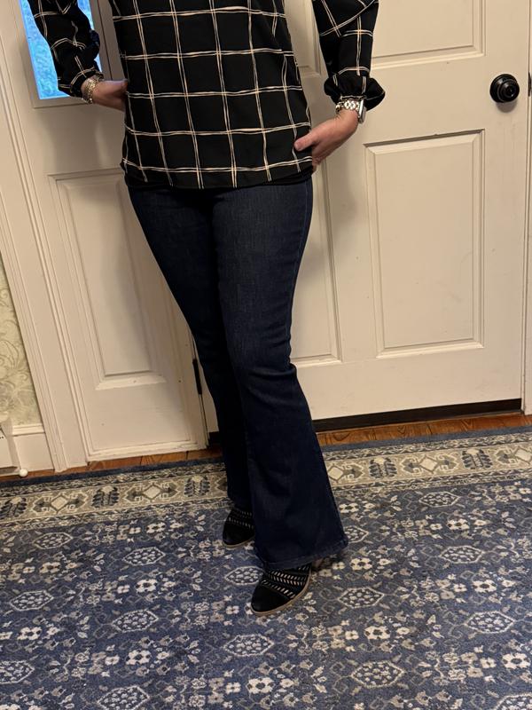 Women's High-Rise Pull-On Flare-Leg Jeans, Macy's Exclusive