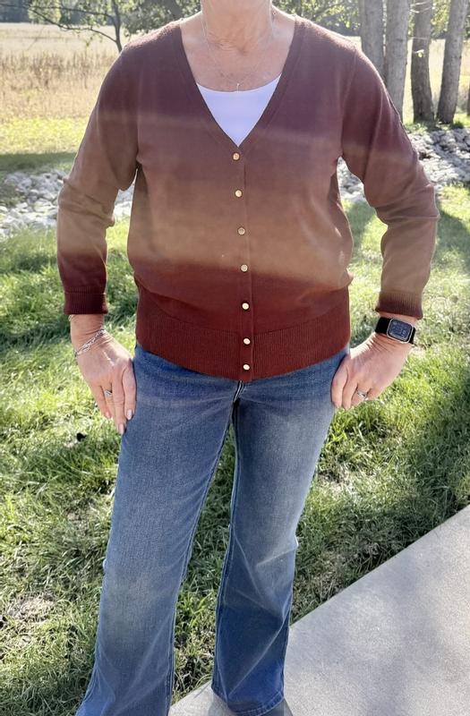 Jeans and a great sweater for a fall day