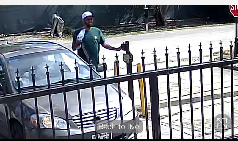 Video on Camera shows that delivery person kept the package because he had no gate code.