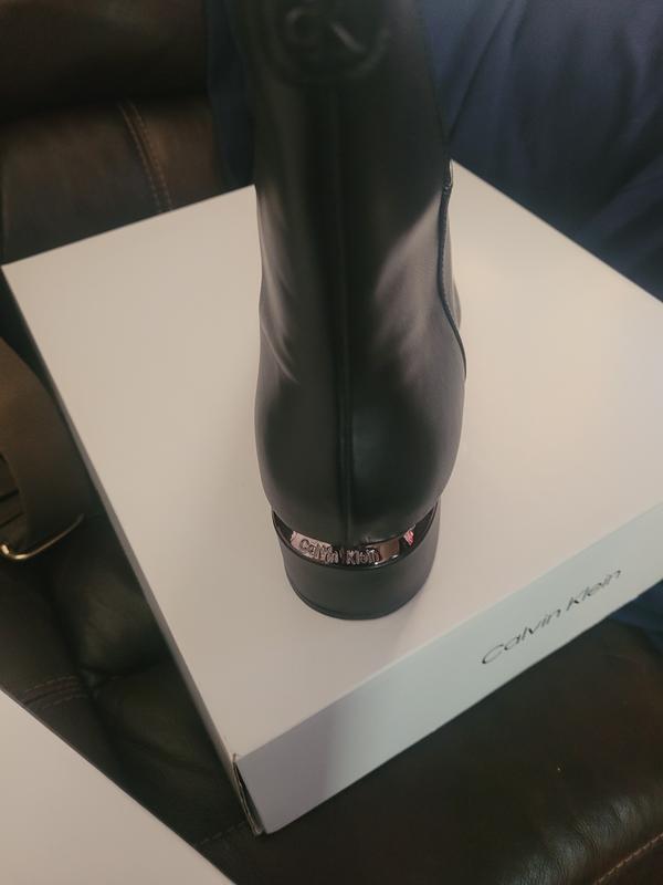 Left shoe squeaks when you walk.