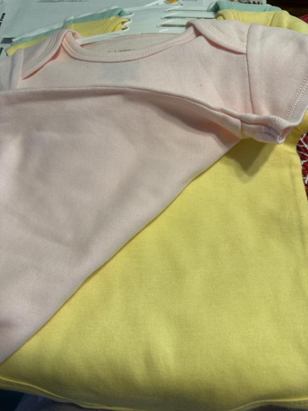 Pink next to yellow so you can see the vibrant colors (not sure if my pics show it!!)