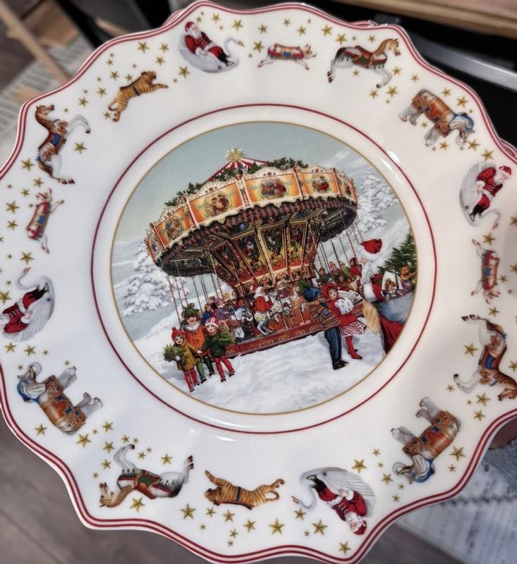 Assiette Villeroy & Boch Toys Delight - Noël - 25cm - Rare