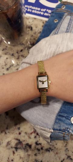 Olivia burton square outlet bee watch