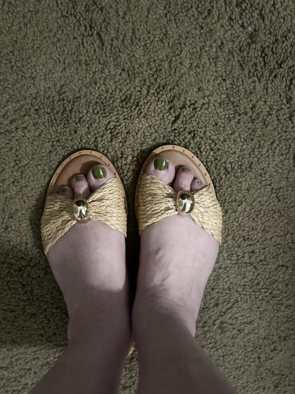 【Steve Madden】関税/送料込み Dipsy フラットサンダル 7color DIPSY Multi Raffia Slide Rounded Toe Women's Sandal – Steve