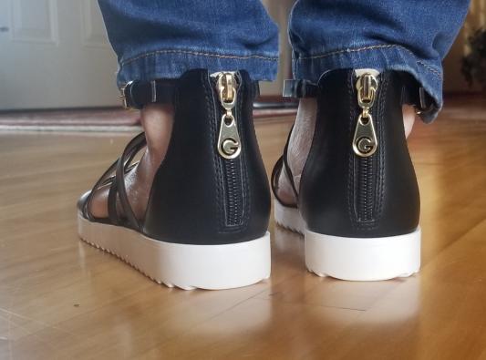 Back view of the sandal