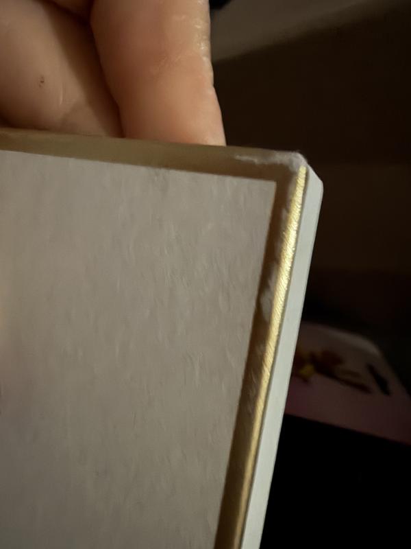 Packaging is stratched and stained and top was missing