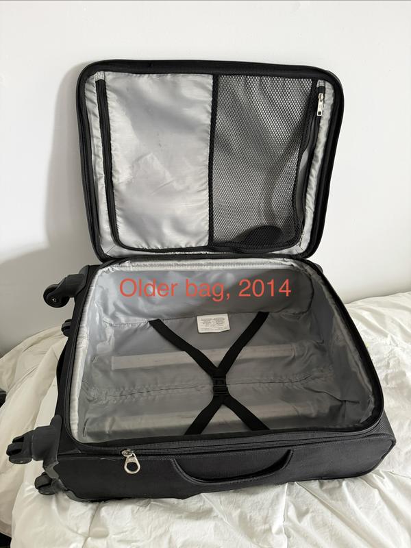 My old bag, huge top flap pocket
