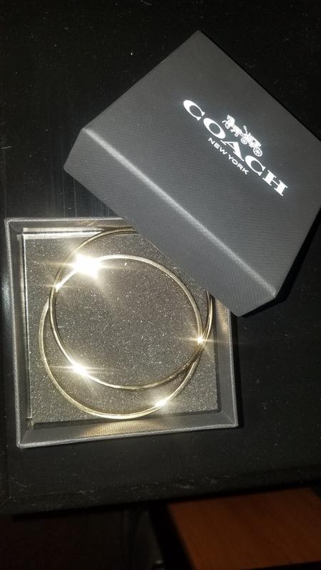 Faux Stone Signature Duo Bangle Boxed Set