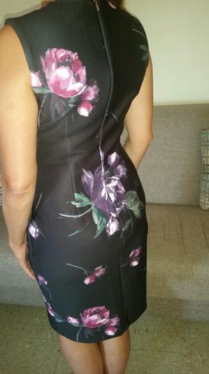 nice length and feel with long back zipper