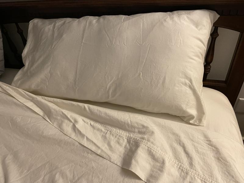 New cotton sateen sheet set