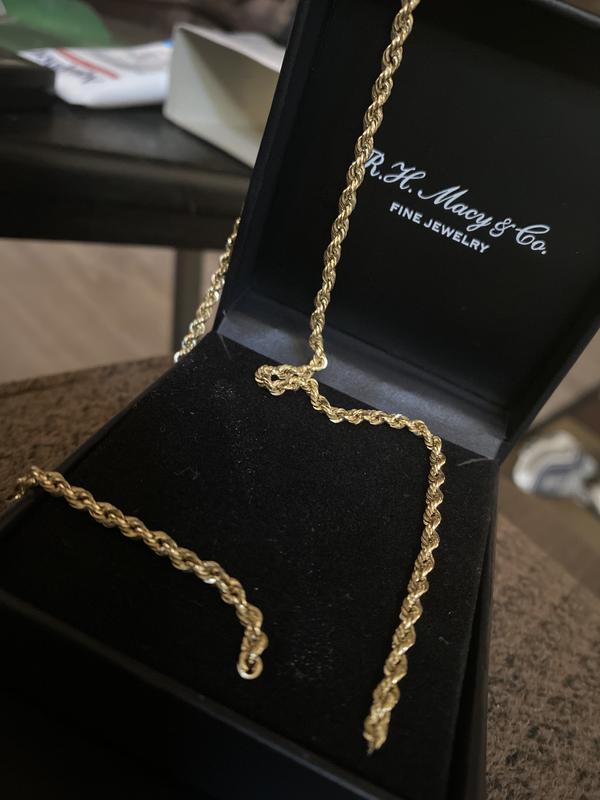 Macy's jewelry chains discount