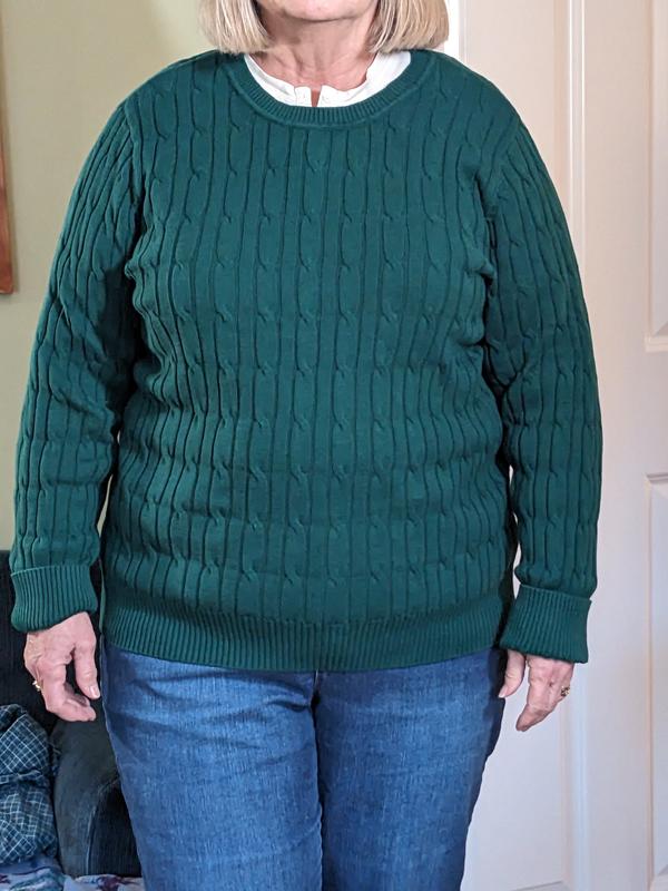 Too long  (sleeves and body) for a petite