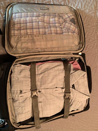 Packed and ready to go