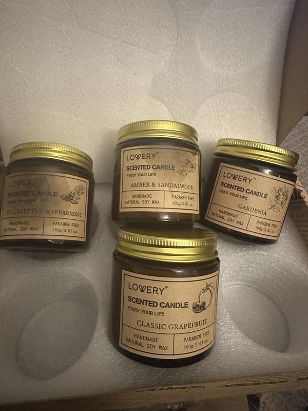 Well packaged. Oil stains on labels.