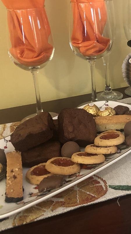 This is the plate loaded with goodies.