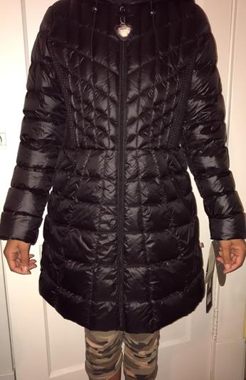 Me actually wearing the coat (front)