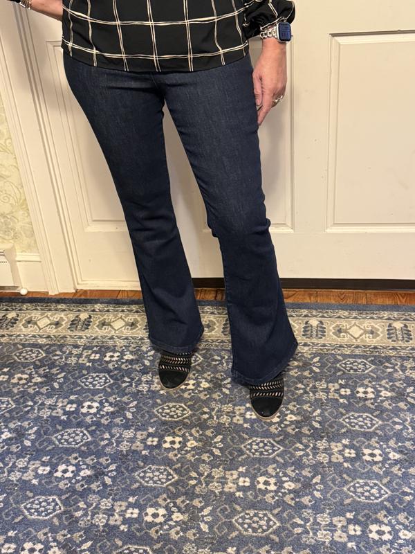 Women's High-Rise Pull-On Flare-Leg Jeans, Macy's Exclusive