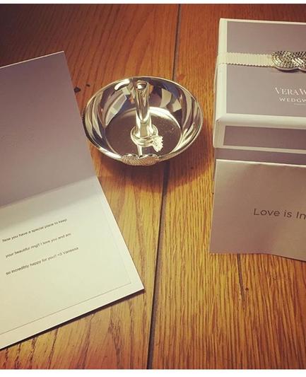 After she received in the mail!