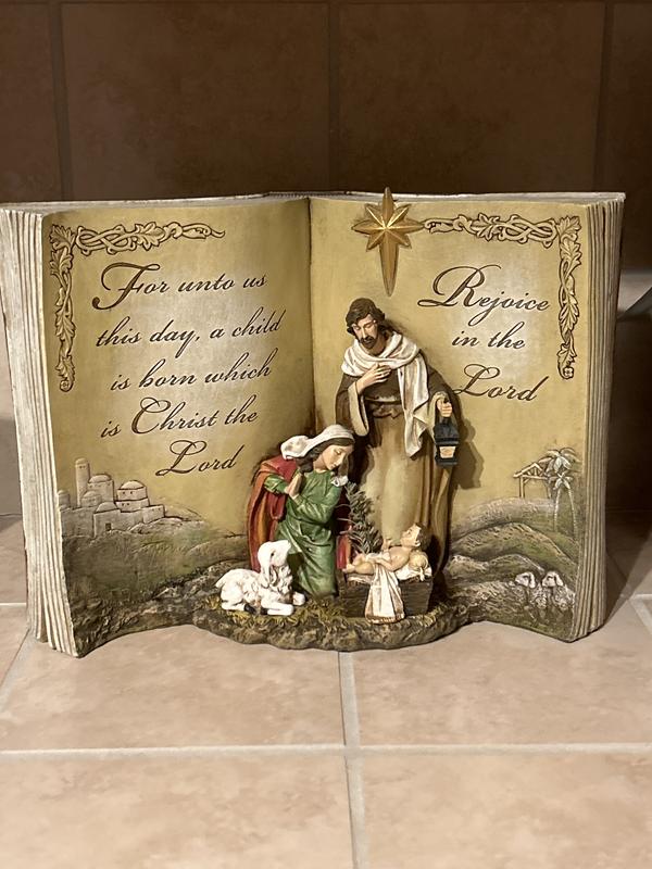 The perfect Christmas decoration!  The reason for the season!