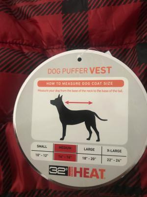 32 degrees packable down dog coat sale