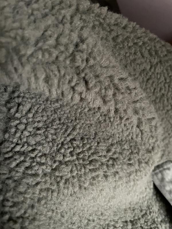 Soft, cozy, lower half exterior material