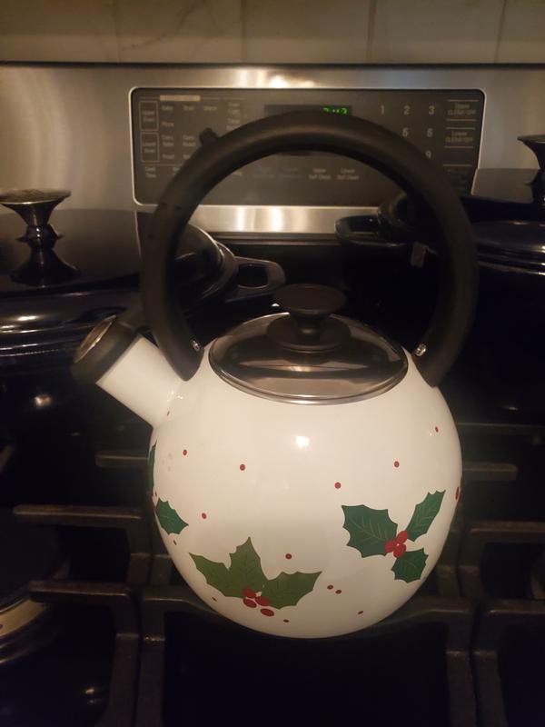 Holly berry tea kettle