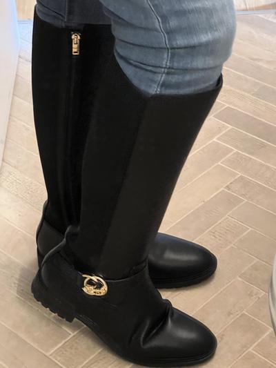 【Coach】SALE!大人気!Farrah Riding Boots☆ロングレザーブーツ COACH Women's Farrah Logo Buckle Tall Riding Boots - Macy's