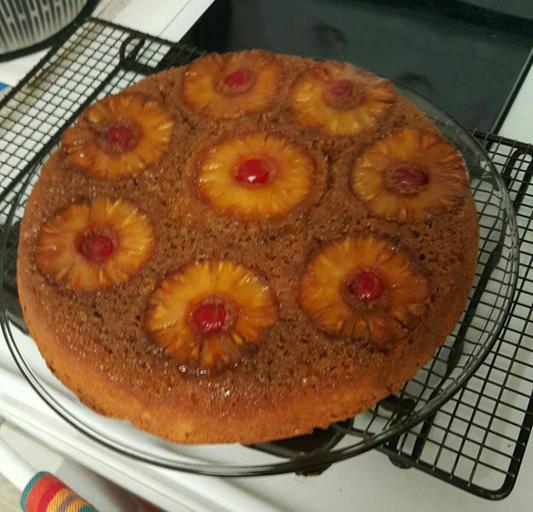 Pineapple Upside-Down cake.