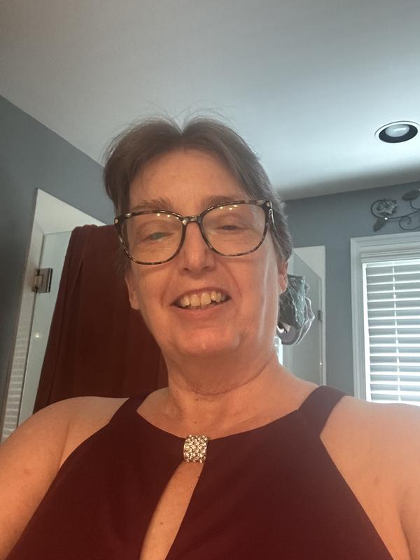 Checking out the fit - and I am definitely smiling!