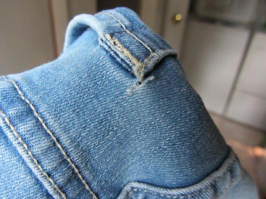 small holes at pocket's edge are a concern