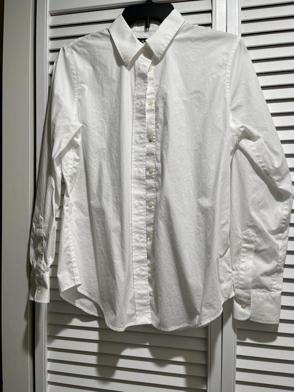 売れ筋商品|||ラルフローレン シャツ レディース トップス STRIPED EASY CARE COTTON SHIRT - Button-down blouse - black/white Striped Easy Care Cotton Shirt | Ralph Lauren