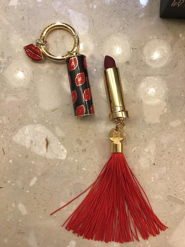 Outlets Caroline Herrera keychain lipstick